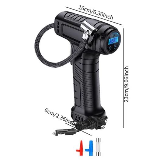 Pistola Compresor de aire digital